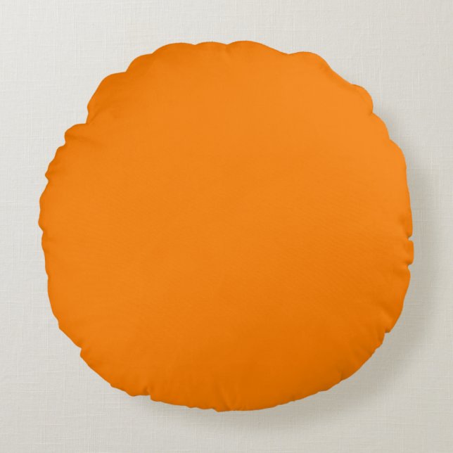 Orange Round Pillow (Front)