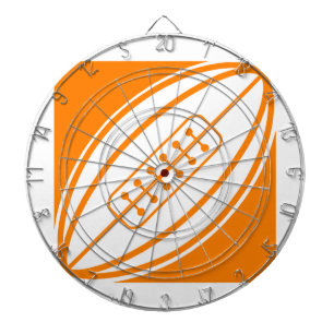 Orange Rugby Dartboard