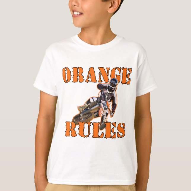 Orange Rules T-Shirt (Front)