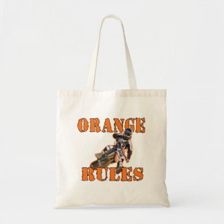 Orange Rules Tote Bag