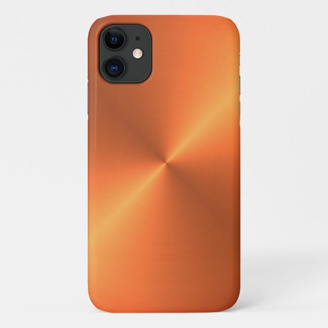 Orange Rust Shine Case-Mate iPhone Case (Back)