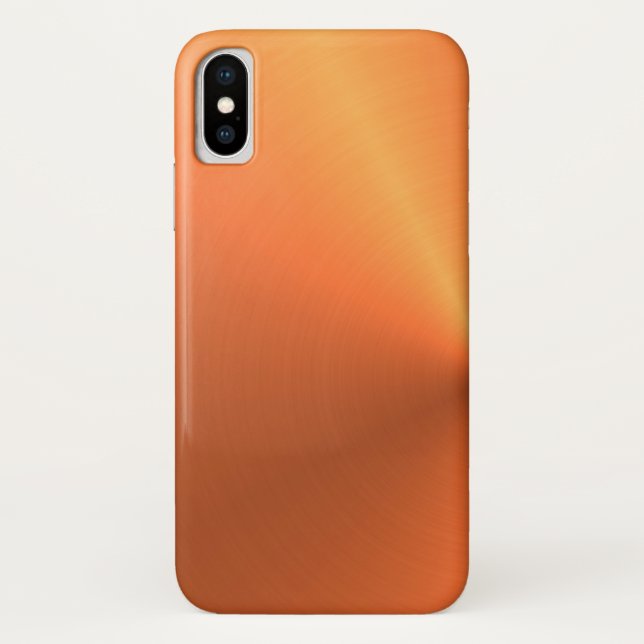 Orange Rust Shine Case-Mate iPhone Case (Back)