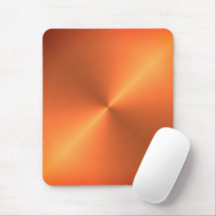 Orange Rust Shine Mouse Mat