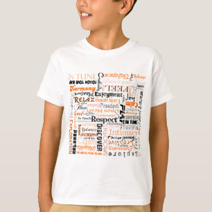 Orange Sacral Chakra Positive Affirmations T-Shirt