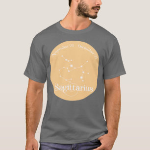 Orange Sagittarius Constellations T-Shirt
