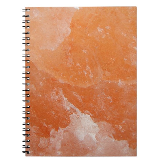 Orange salt stone notebook (Front)