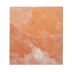 Orange salt stone notepad