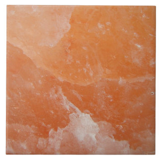 Orange salt stone tile