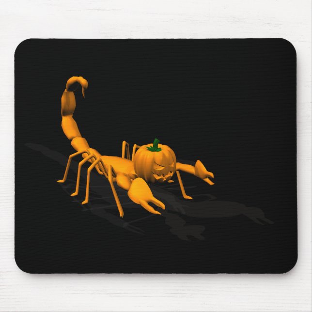 Orange Scorpion Mouse Mat (Front)