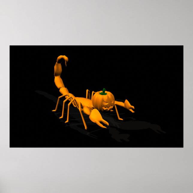 Orange Scorpion Poster (Front)