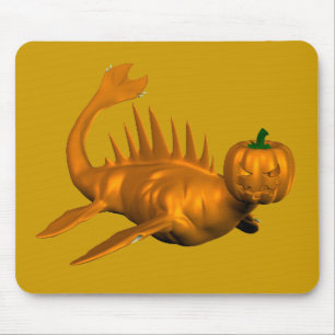 Orange Seadragon Mouse Mat