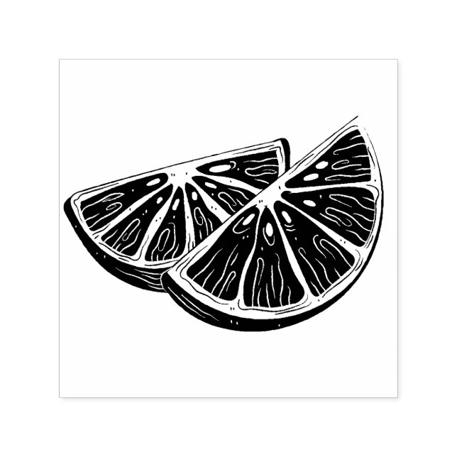 Orange Self-inking Stamp (Design)