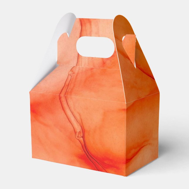 Orange Sherbet Favour Box (Front Side)