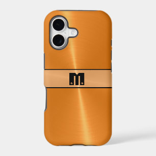 Orange Shiny Stainless Steel Metal 5