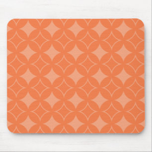Orange shippo mouse mat