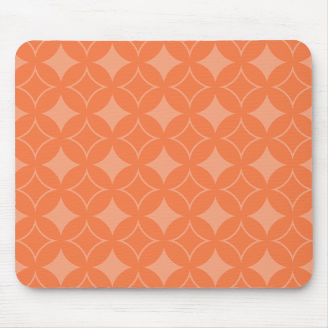 Orange shippo mouse mat (Front)