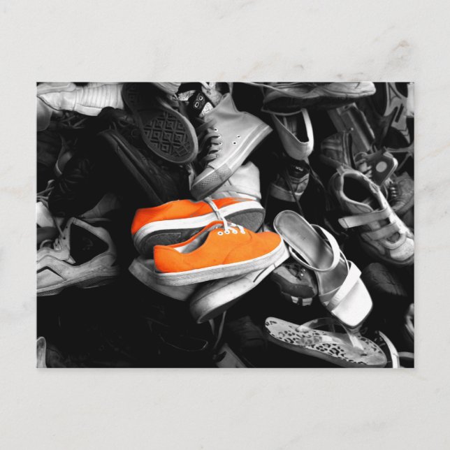 Orange Shoes Postcard (Front)