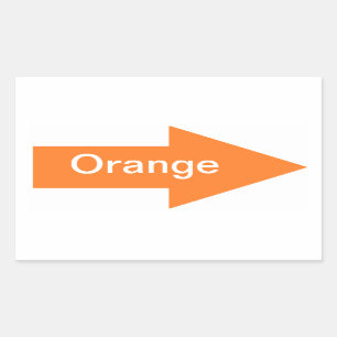 Orange Sign Sticker