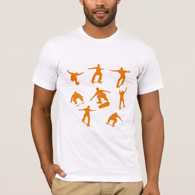 Orange Skaters T-Shirt (Front)