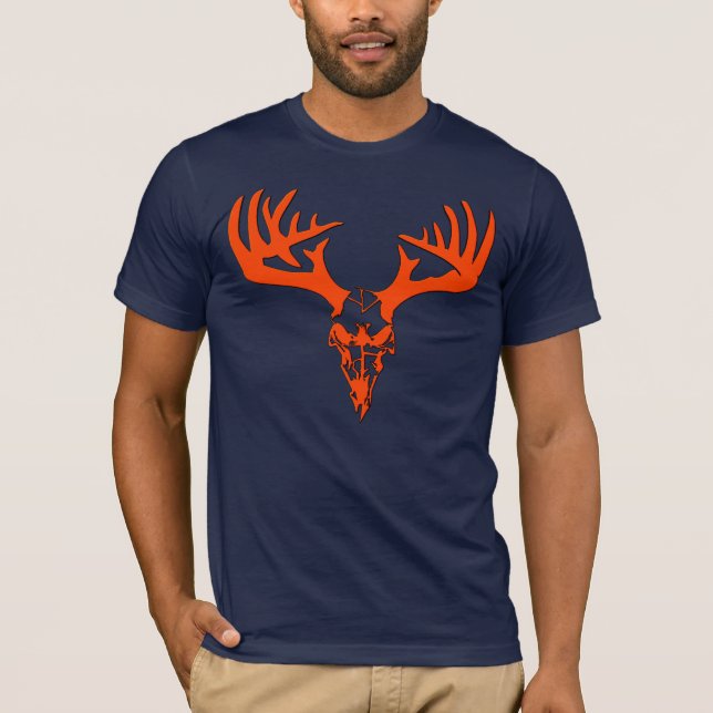 Orange Skull customise T-Shirt (Front)