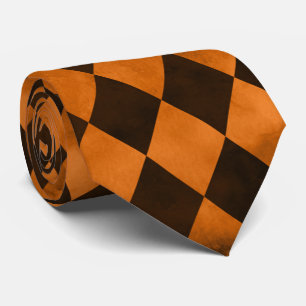 Orange Skulls and Sunflower Series Design 12 Tie