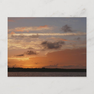 Orange Sky After Sunset in Florida Postcard