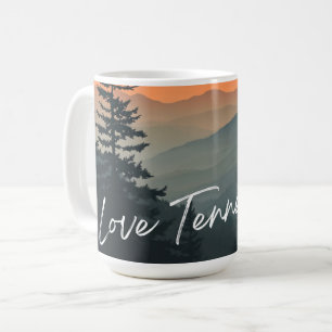 Orange Sky in the Smoky Mountains Coffee Mug