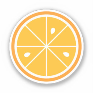 Orange slice citrus Sticker