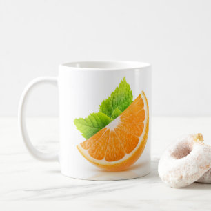 Orange slice coffee mug