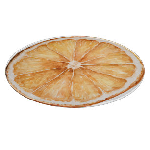 Orange Slice Fruit Cutting Board