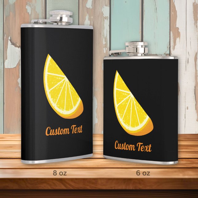 Orange Slice Hip Flask (Creator Uploaded)