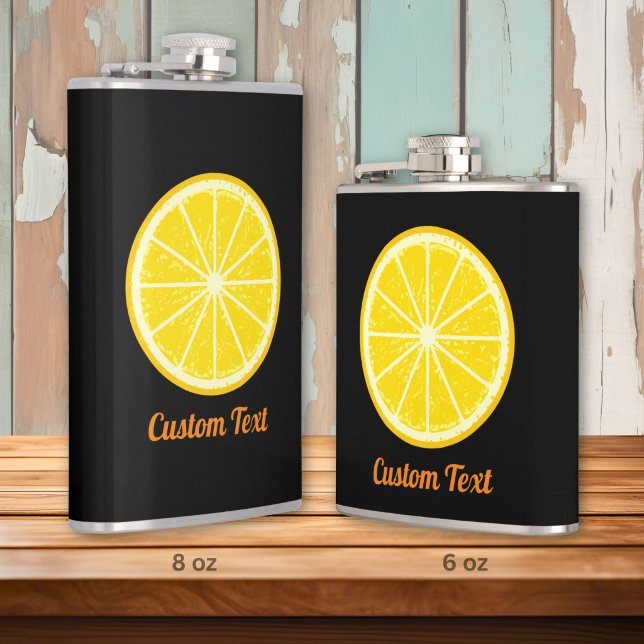 Orange Slice Hip Flask (Creator Uploaded)