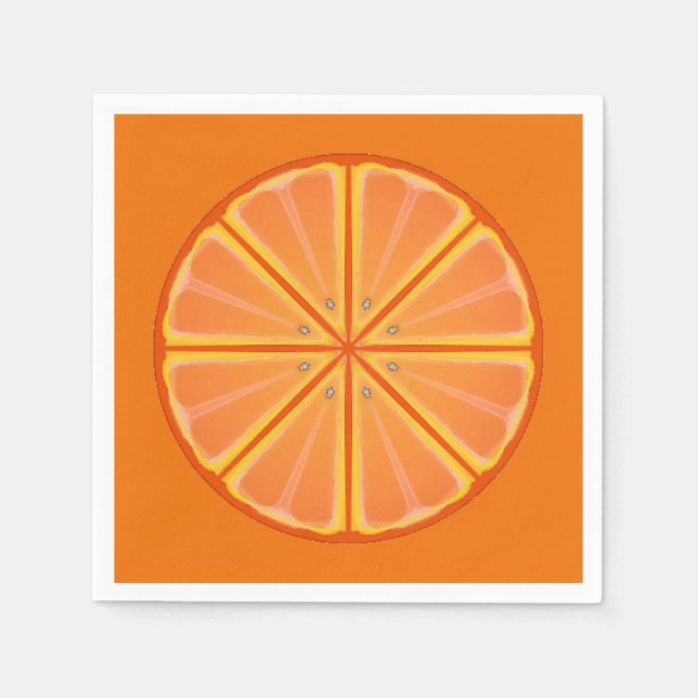 Orange Slice Napkin (Front)
