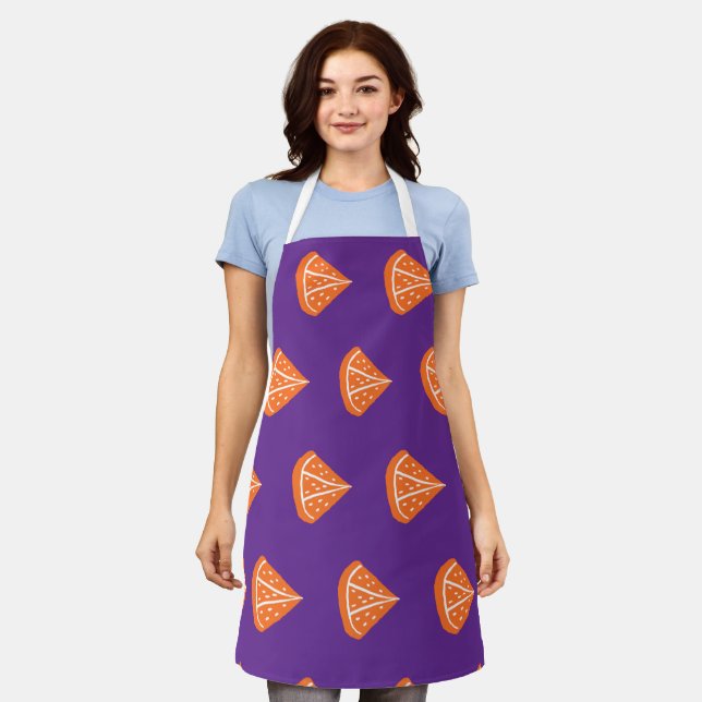Orange Slice Pattern Apron (Worn)
