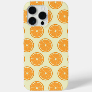 Orange Slice Pattern iPhone 15 Pro Max Case