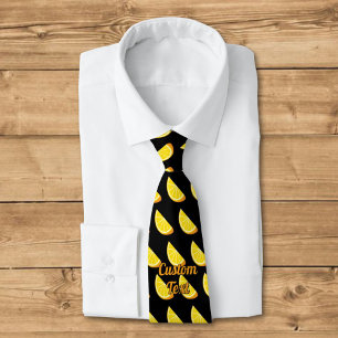 Orange Slice Pattern Tie