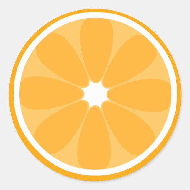 Orange Slice Sticker (Front)