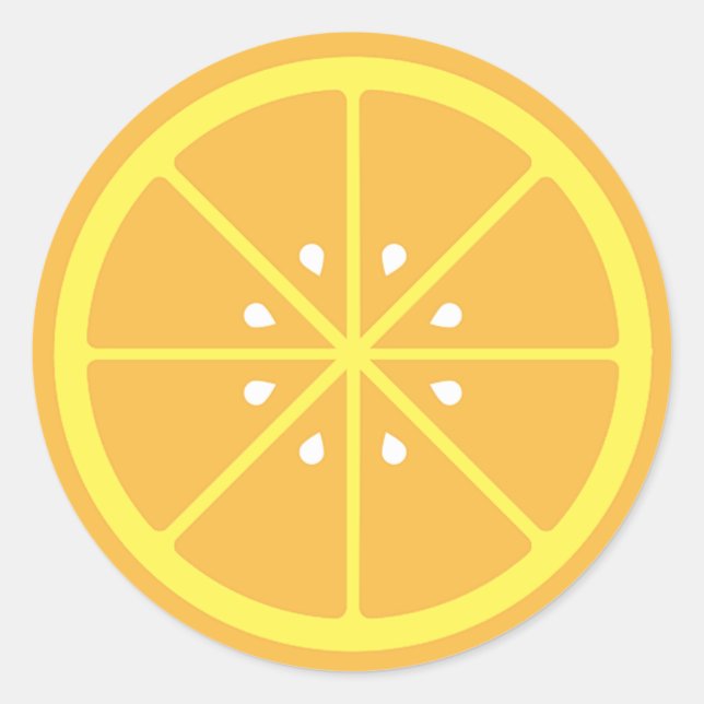 Orange Slice Sticker (Front)
