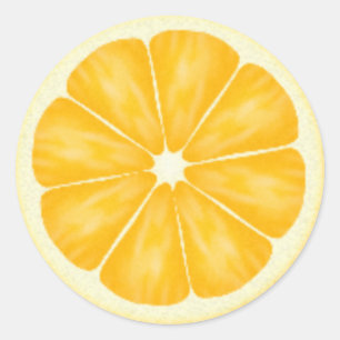 Orange Slice Stickers