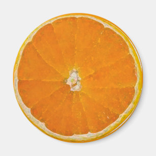 Orange Slice Watercolor - Magnet