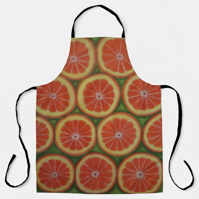 Orange Slices All-Over Print Apron (Front)