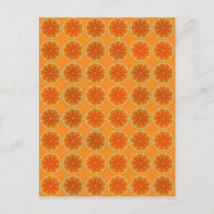 Orange Slices Collage Postcard