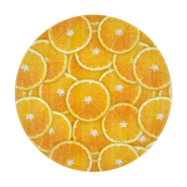 Orange slices cutting board (Front)