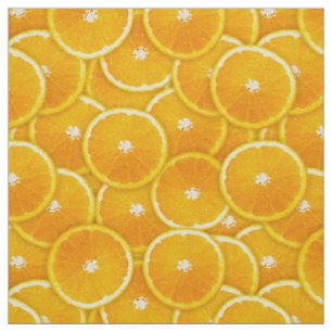 Orange slices fabric