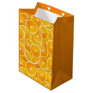Orange slices medium gift bag