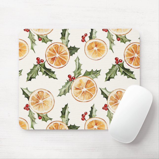 Orange Slices Mouse Mat (With Mouse)
