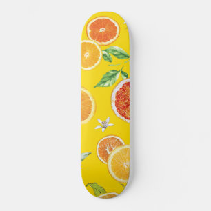 Orange slices #pattern #trendy #style skateboard