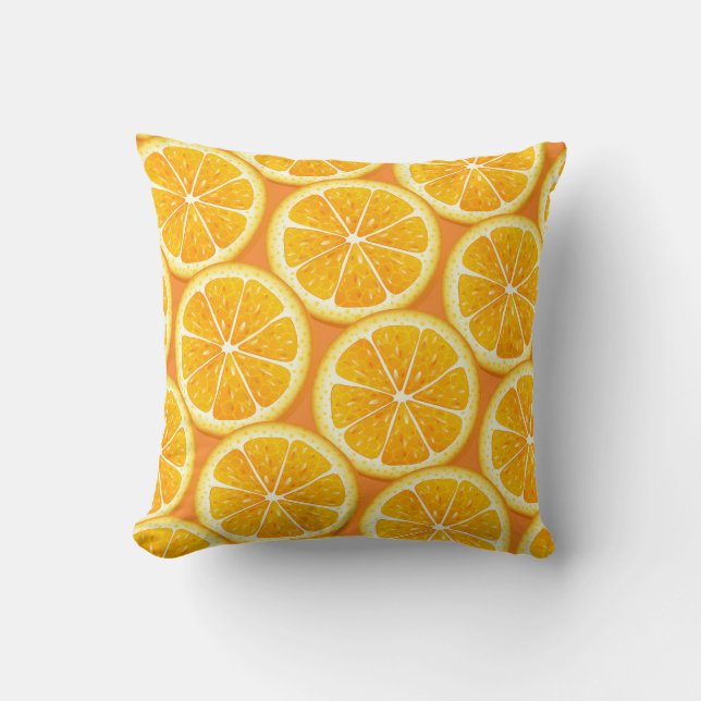 Orange Slices Pillow (Front)