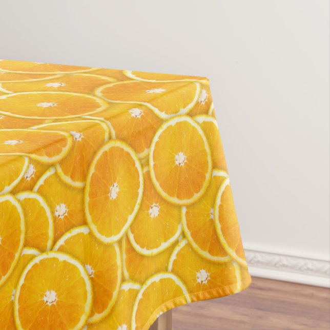 Orange slices tablecloth (In Situ)