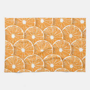 Orange slices tea towel